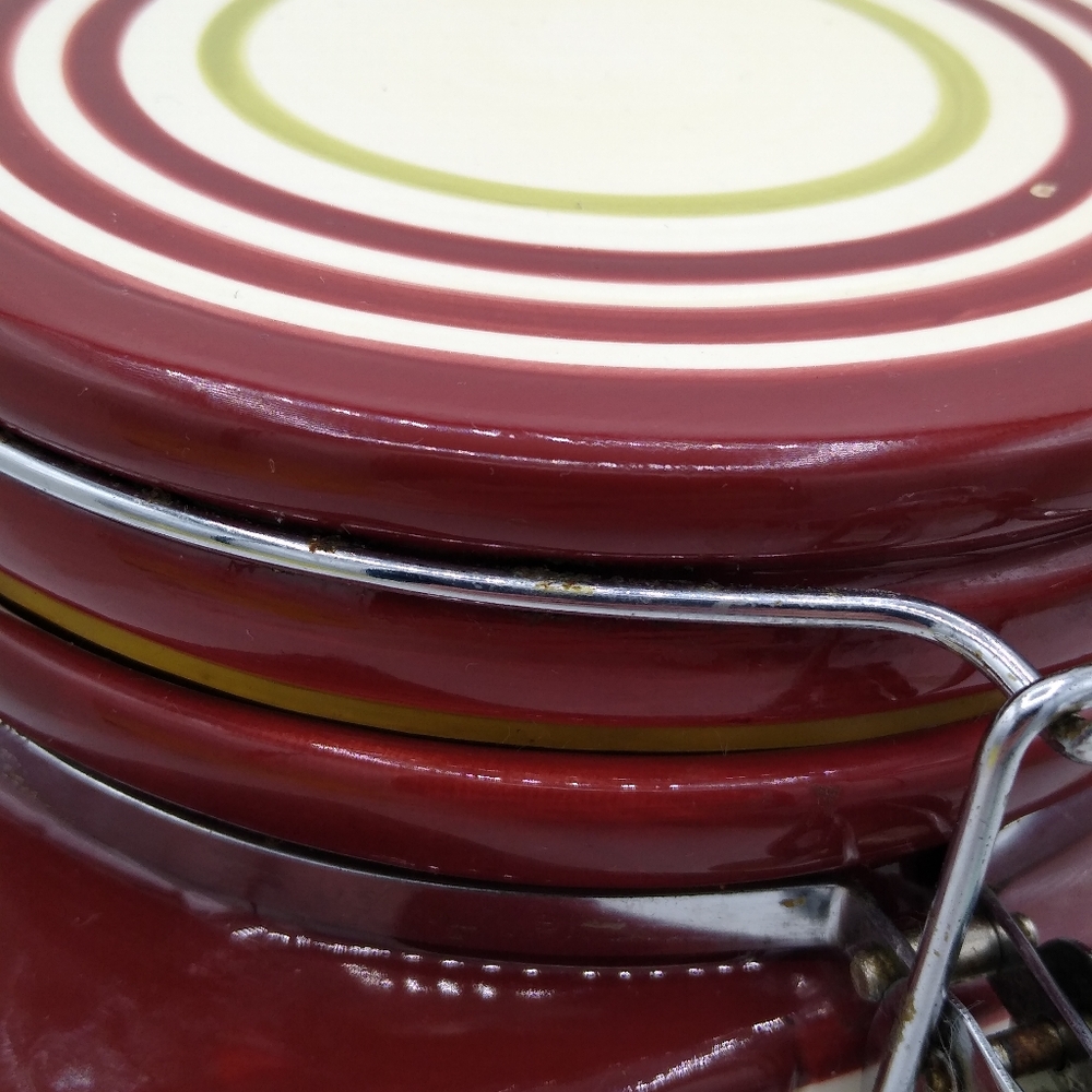 MSRF Inc Rooster Chicken Country Kitchen Ceramic Canister Vintage - Picture 10 of 12